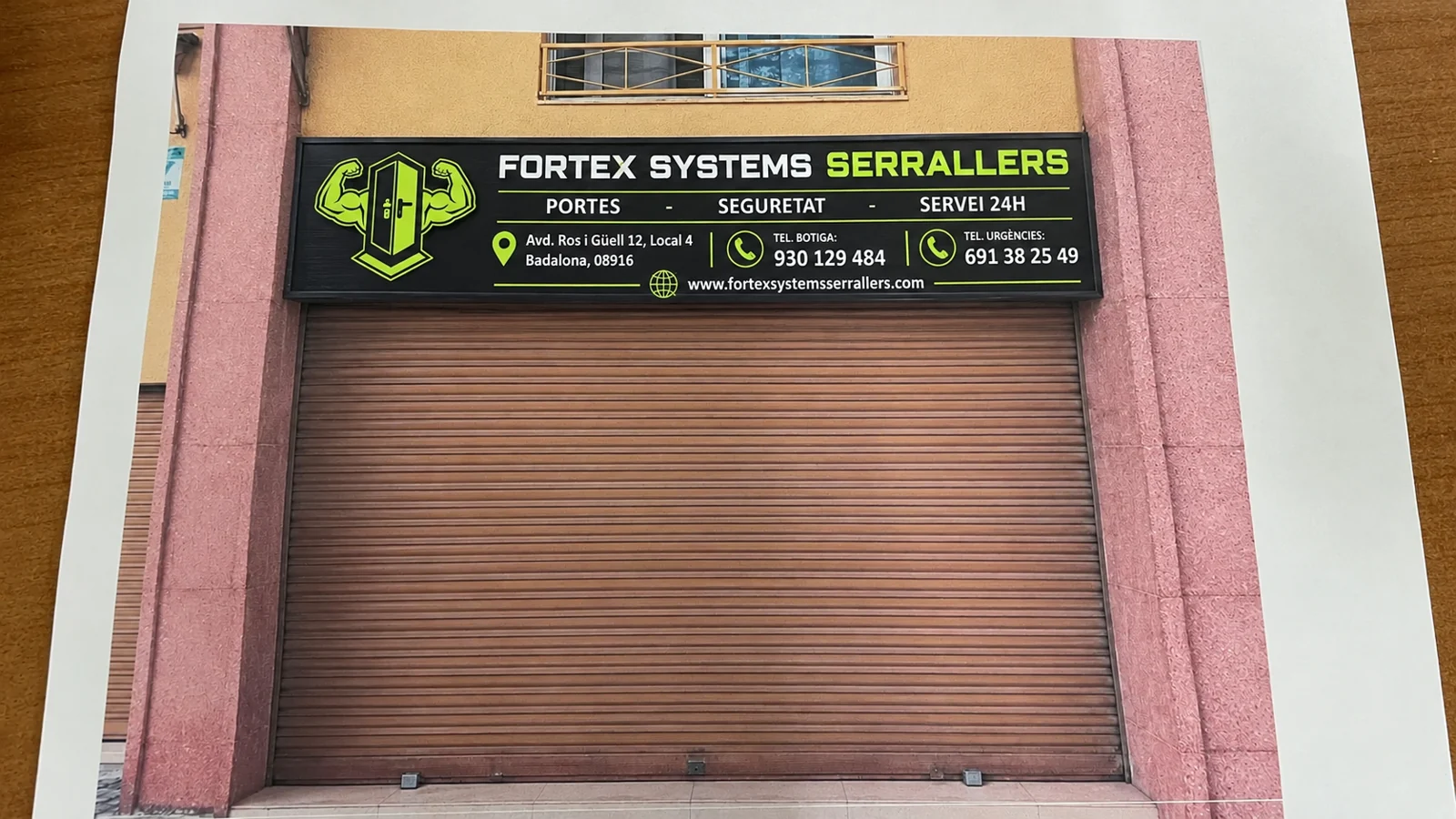 Fachada · Fortex Systems Serrallers Badalona
